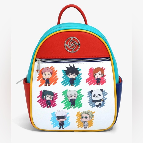 Jujutsu Kaisen Mini Backpack Chibi Cast Crunchyroll x Bioworld - Picture 1 of 12